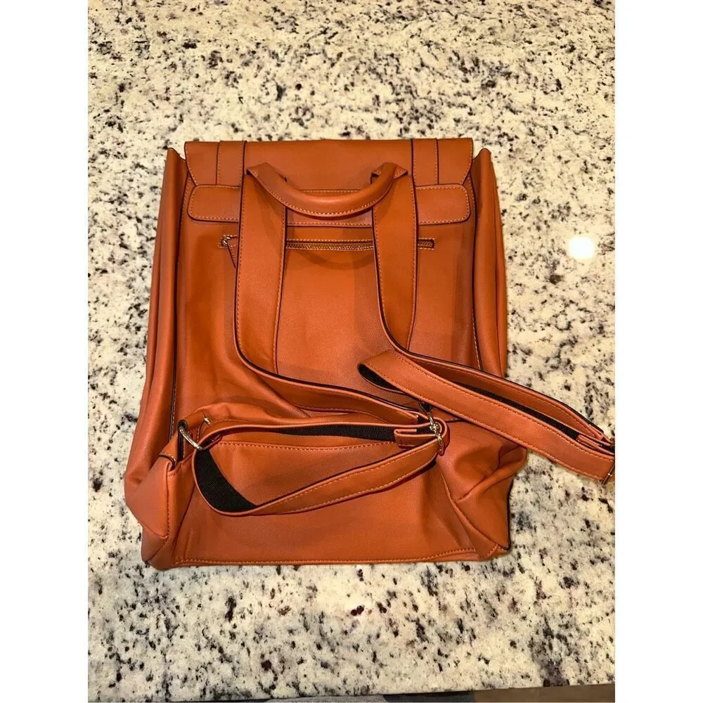 ESTARER Women PU Leather Backpack